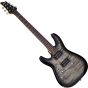 Schecter C-6 Plus Left-Handed Electric Guitar Charcoal Burst, 448