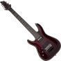 Schecter Hellraiser C-7 FR S Left-Handed Electric Guitar Black Cherry, 1833