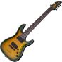 Schecter Hellraiser C-7 Passive Electric Guitar in Dragon Burst Finish, 1951