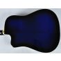 Ibanez PF15ECEWC-TBS PF Series Acoustic Guitar in Transparent Blue Sunburst High Gloss Finish SA150300754, PF15ECEWCTBS.B 0754