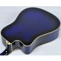 Ibanez PF15ECEWC-TBS PF Series Acoustic Guitar in Transparent Blue Sunburst High Gloss Finish SA150300754, PF15ECEWCTBS.B 0754