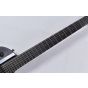 ESP LTD Deluxe EC-1000 Electric Guitar in Satin Black with Gloss Stripe, EC-1000 Black Stripe