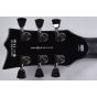ESP LTD Deluxe EC-1000 Electric Guitar in Satin Black with Gloss Stripe, EC-1000 Black Stripe