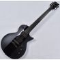 ESP LTD Deluxe EC-1000 Electric Guitar in Satin Black with Gloss Stripe, EC-1000 Black Stripe