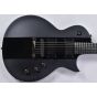 ESP LTD Deluxe EC-1000 Electric Guitar in Satin Black with Gloss Stripe, EC-1000 Black Stripe