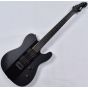 ESP LTD Deluxe TE-1000 Electric Guitar in Satin Black with Gloss Stripe, TE-1000 Black Stripe