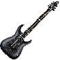 ESP LTD BS-7B Ben Savage 7 strings Baritone Electric Guitar in See Thru Black Sunburst, LTD BS-7B STBLKSB
