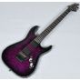 Schecter Hellraiser C-1 FR Electric Guitar in Trans Purple Burst Finish, 3005