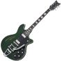 Schecter T S/H-1B Semi-Hollow Electric Guitar in Emerald Green Pearl Finish, 291