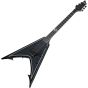 Schecter RavenDark V FR Abbath Signature Electric Guitar in Gloss Black w/ Silver Pin Stripes Finish, 287