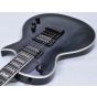 ESP LTD Deluxe EC-1000ET Evertune Flamed Maple Guitar in See-Thru Black, LTD EC-1000ET