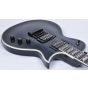 ESP LTD Deluxe EC-1000ET Evertune Flamed Maple Guitar in See-Thru Black, LTD EC-1000ET