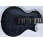 ESP LTD Deluxe EC-1000ET Evertune Flamed Maple Guitar in See-Thru Black, LTD EC-1000ET