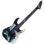 ESP LTD Kirk Hammett White Zombie KH-WZ Signature Electric Guitar Black, LKHWZ
