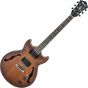 Ibanez Artcore AM53 Hollow Body Electric Guitar Tobacco Flat, AM53TF