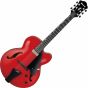 Ibanez Contemporary Archtop AFC151 Hollow Body Electric Guitar Sunrise Red, AFC151SRR
