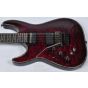 Schecter Hellraiser C-1 FR Sustainiac Left Handed Electric Guitar Black Cherry, 1828