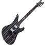 Schecter Signature Synyster Custom Electric Guitar Gloss Black w/ Silver Pin Stripes, SCHECTER1740