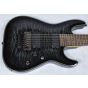 Schecter Damien Elite-7 FR Electric Guitar See-Thru Black, DE7FRSTBLK