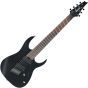 Ibanez RG Iron Label RGIM7MH 7 String Multi Scale Electric Guitar Weathered Black, RGIM7MHWK