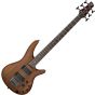 Ibanez SR Bass Workshop SRC6 6 String Electric Bass Walnut Flat, SRC6WNF