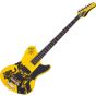 Schecter Simon Gallup Signature Ultra Spitfire Electric Bass Gloss Yellow, SCHECTER2264