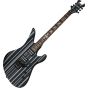 Schecter Synyster Standard Electric Guitar Gloss Black Silver Pinstripes, SCHECTER1739