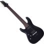 Schecter C-7 Deluxe Left-Handed Electric Guitar Satin Black, 439