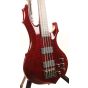 ESP LTD F-404 Flamed Maple STBC See Thru Black Cherry Sample Production Bass Guitar, LF404FMSTBC
