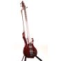 ESP LTD F-404 Flamed Maple STBC See Thru Black Cherry Sample Production Bass Guitar, LF404FMSTBC