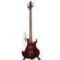 ESP LTD F-404 Flamed Maple STBC See Thru Black Cherry Sample Production Bass Guitar, LF404FMSTBC
