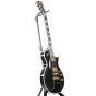 ESP Eclipse-II CTM FT DB Full Thickness Standard w/ Case Black Electric Guitar, EECLSTDFTGBK