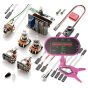 EMG 3 Pickup Conversion Long Shaft Wiring Kit w/ Free Guitar Tuner, 3333.00