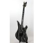 Schecter Synyster Custom Black w Silver Pin Stripes Electric Guitar 29, 29