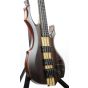 ESP LTD F-4E NS Ebony Sample/Prototype Bass Guitar, LF4ENS