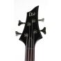 ESP LTD F-154 DX FM See Thru Black Sample/Prototype Bass Guitar, LF154DXSTBLK