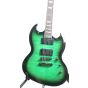 ESP LTD Viper-330FM See Thru Green Sunburst Sample/Prototype Electric Guitar, LVIPER330FMSTGSB