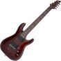 Schecter Hellraiser C-7 P Electric Guitar Black Cherry, 1943