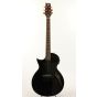 ESP LTD TL-6 BLK Thinline Black Left Handed Electric Acoustic Guitar, LTL6BLKLH