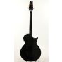 ESP LTD TL-6 BLK Thinline Black Left Handed Electric Acoustic Guitar, LTL6BLKLH