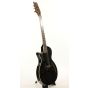 ESP LTD TL-6 BLK Thinline Black Left Handed Electric Acoustic Guitar, LTL6BLKLH