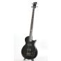 ESP LTD EC-154DX STBLK Sample See-Thru Black Electric Bass Guitar, LEC154DXSTBLK