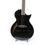 ESP LTD TL-6 BLK Black Thinline Acoustic Electric Steel String Guitar, LTL6BLK