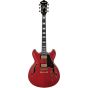 Ibanez AS Artcore Expressionist AS93FM TCD Transparent Cherry Red Hollow Body Electric Guitar, AS93FMTCD