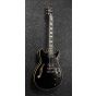 Ibanez JSM20 BKL John Scofield Black Low Gloss Hollow Body Electric Guitar w/Case, JSM20BKL