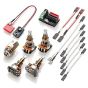 EMG 1 - 2 Pickup Conversion Wiring Kit Solderless Long Shaft, 3332.00