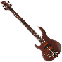 ESP LTD D-4 Left Handed Bass Guitar in Natural Satin B Stock, D-4NS LH