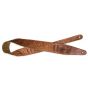 Takamine Tooled Leather Guitar Strap, Tooled Leather Strap