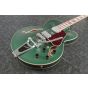 Ibanez AFS75T MGF AFS Artcore 6 String Metallic Green Flat Semi Hollow Body Electric Guitar, AFS75TMGF