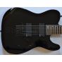 ESP E-II TE-7 Strings Electric Guitar in Black with Case, EIITEBLK